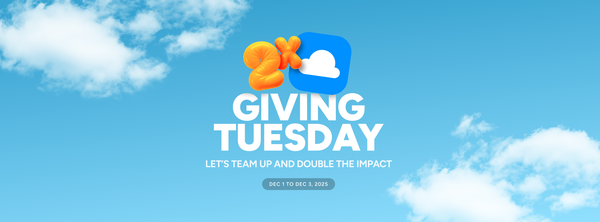 Giving Tuesday: Let's Team Up and Double the Impact. Dec 1 to Dec 3, 2025